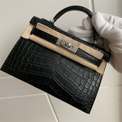 sac hermes mini kelly croco|hermes crocodile bag matte.